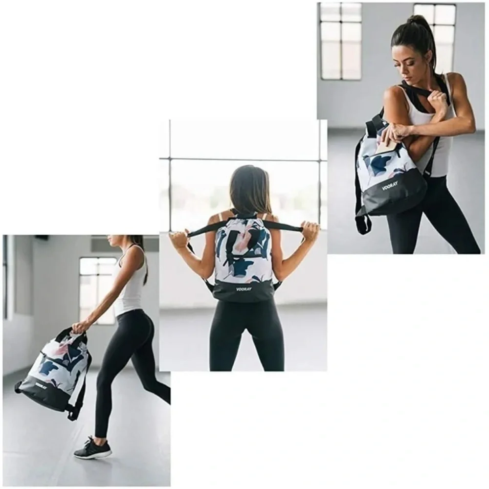 Black and Floral Women's Bag